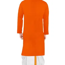 trust ous Men Cotton Blend Kurta Dhoti Set image 3