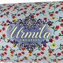 urmila creation Microfibre Floral Bolster Pack of 2 image 3