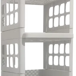 philoshop 5-Layer Rolling Jaali Kitchen Trolley Versatile & Space-Saving Storage Solution Plastic Kitchen Trolley image 4