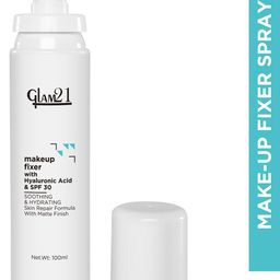 glam21 Make-up Fixer Spray with Hyaluronic Acid & SPF 30 & Long-lasting Makeup Primer- 100 ml-picture-24