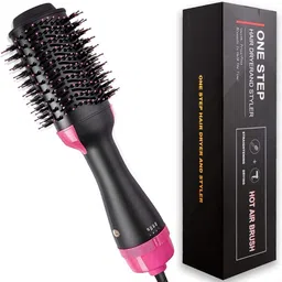 HOMETIC 1000 Watts One Step Hair Dryer 3 in1 Styling Brush Styler Hair Styler-picture-36