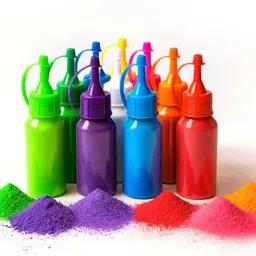cpyfashion Pack of 10 Rangoli Powder-picture-19