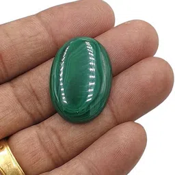Sahiba Gems Green Cut Natural Malachite Gemstone image 4