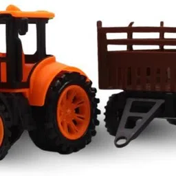 srbn enterprises Tractor with Trolley Farm Vehicle Toy – Durable Plastic Design image 5
