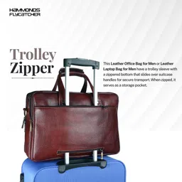 hammonds flycatcher Men Brown Messenger Bag - Extra Spacious image 5