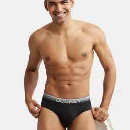 jockey US07 Super Combed Cotton Elastane Stretch Solid Men Brief image 5