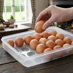 maxtid Plastic 24 Grid Custom Egg Holder Box for Daily Storage Storage Basket-picture-16