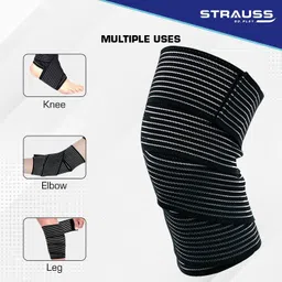 strauss Elastic Knee Bandages Wraps | Knee Support | Knee Cap | Knee Brace | Knee Band Knee Support image 4