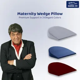 gadda co Pregnancy Pillow for Pregnant Women | Memory Foam Maternity Pillow Memory Foam Solid Pregnancy Pillow Pack of 1 image 4