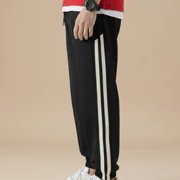 dockstreet Men Solid White Track Pants-picture-22