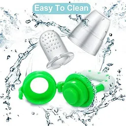 smiley mia Baby Fresh Fruit Food Feeder Pacifier (1- Pack)Food Grade Soft Safe BPA-free Teether and Feeder image 2