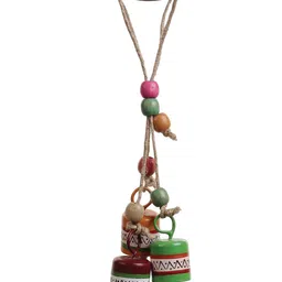 vareesha Tinkle Bells Sparrow Family Wall Hanging Bell Wind Chimes Set Of Two image 5