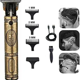 HAMOFY Professional Rechargeable Cordless Electric Blade Beard Trimmer N76 Grooming Kit 60 min Runtime 4 Length Settings image 1
