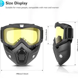 moliyam Raiding gogglemask 06789 Blowtorch, Welding Safety Goggle image 2