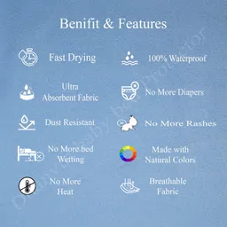 sbts Cotton Baby Bed Protecting Mat image 2