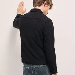 the bear house Men Self Design Casual Jacket image 2