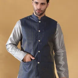 kraft india Printed Men Waistcoat image 1