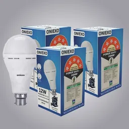 oniexo Pack of 3-12W LED Emergency Light Bulb for Power Outages and Camping Trips 4 hrs Bulb Emergency Light-picture-17