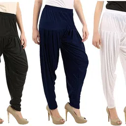 lifeneeds Viscose Rayon Solid Patiala-picture-16