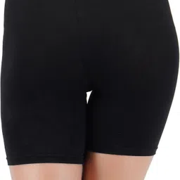 aj fashions Pack of 3 Women Boy Short Black Panty image 3