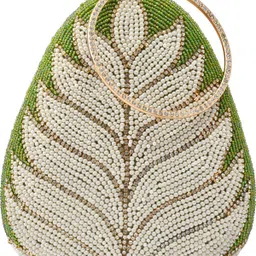 for the beautiful you Party Green Clutch image 5