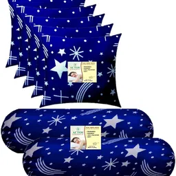 actos Combo Set Of 5 Cushion And 2 Microfibre Nature Bolster Pack of 7 image 2