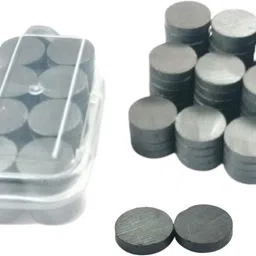 jinsa 50pcs Dia 18x4mm Round Ferrite Magnets-For Arts & crafts,multiuse Multipurpose Office Magnets Pack of 50 image 2