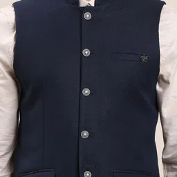 turtle Self Design Men Waistcoat image 5