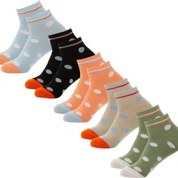 cizen Women Polka Print Ankle Length-picture-17