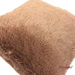 espresso Fur Cushions Cover image 4