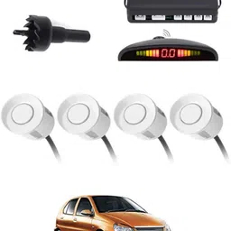 autofetch Universal 4 White Reverse Parking Sensor-AF25N688 Universal 4 White Reverse Parking Sensor-AF25N688 Parking Sensor-picture-28