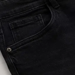 snitch Men Boot-Leg Mid Rise Black Jeans image 5