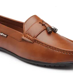 action Lightweight | Comfortable | Trendy | Daily Wear | Synthetic Leather Loafers For Men image 2
