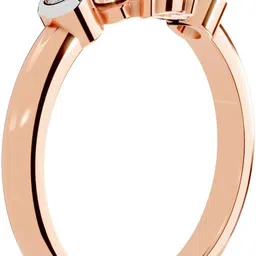 Sparkles Lab Grown Diamond 14kt Rose Gold ring image 2