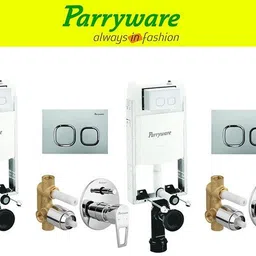 parryware Half Frame Concealed Cistern, with divater body upper espiron set of 2 pic 383 Dual Flush Tank-picture-13