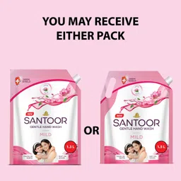 santoor Mild Gentle with Goodness of Lotus & Tulsi Hand Wash image 2
