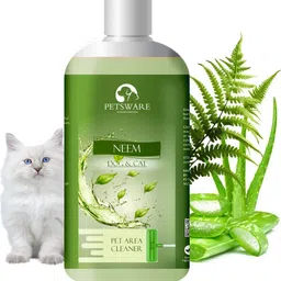 petsware Cat Area Cleaner,Removes Stains/Odors,Pro Bacteria & Enzymes,1000 ML, Neem Deodorizer-picture-20