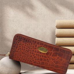 hidesign Women Tan Genuine Leather Wallet - Regular Size-picture-2