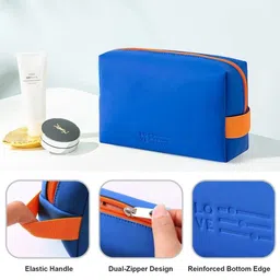 aanzia Women Blue Cosmetic Bag image 2