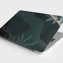 Yuckquee Floral Laptop Skin/Sticker/Vinyl for 14.1, 14.4, 15.1, 15.6 inches for HP,Asus,Acer,Apple,Lenovo printed on 3M Vinyl, HD,Laminated, Scratchproof. Vinyl Reusable Laptop Skin Compatible for 15.6 inch image 1