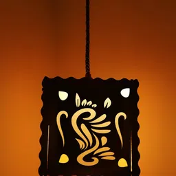 Frinkon™ 595CLP Decorative Art Hanging Lamp With Bulb For Home ,Living Room Hall Pendants Ceiling Lamp-picture-18