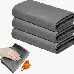 shubham technoplast Thickened Magic Cleaning Cloth. Suitable for Kitchen, Car and Dry-Wet Cleaning Wet and Dry Microfiber Cleaning Cloth image 1