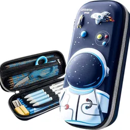 joy maker 3D Pencil Box Astronaut Art Plastic Pencil Box-picture-20