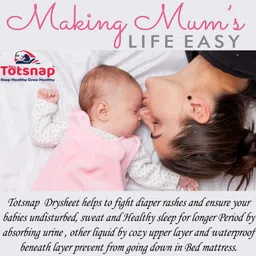 totsnap Cotton Baby Bed Protecting Mat image 5