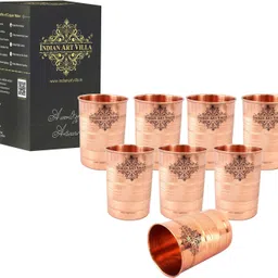 indianartvilla (Pack of 8) IAV-CB-1-1010 Glass Water/Juice Glass-picture-10