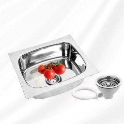 shivangan Premium Stainless Steel Kitchen Sink Sleek & Space-Saving - 16x18x7 inch Top Mount-picture-10