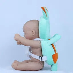 sbts Combo of Baby Infants Head,Back Protector & Safety Helmet with Straps (Set of 2) image 5