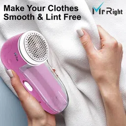 mr right Rechargeable Lint Remover Machine | Portable Fabric Shaver for Wool & Cotton Lint Roller image 3