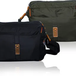 nfi essentials Black, Green Men & Women Sling Bag - Mini Men's Sling Bag for Men Women-picture-16