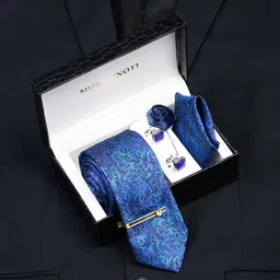 MUTAQINOTI Silk Cufflink & Tie Pin Set-picture-11